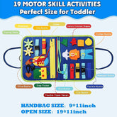 ✨ Sensory Fun for Little Hands – Montessori Busy Board That Boosts Motor Skills and Confidence! - ThiGui